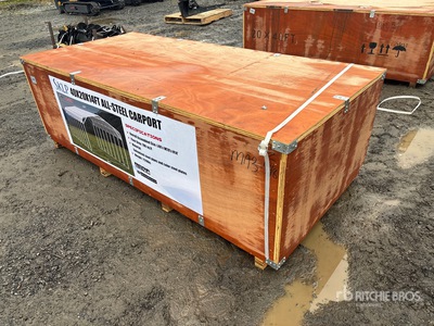 2026 SKLP SK-SC40 20 ft x 40 ft All-Steel Carport (Unused)