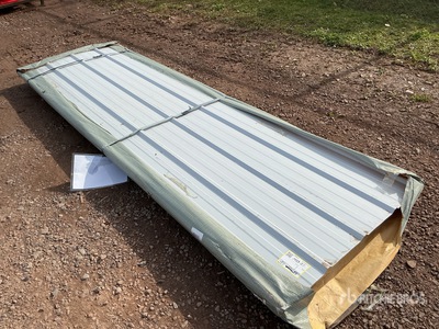 Quantity of (50) 2026 SKLP SK-XH50 Galvalume Steel Sheets 9.8 Ft x 3 Ft Divers - Matériaux de construction (Unused)