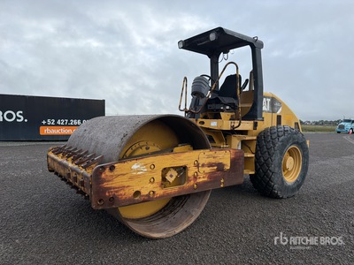 2008 Cat CS-533E Rodillo / Smooth Drum Compactor