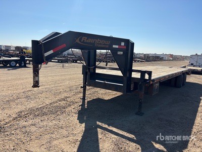 2018 Rainbow 30 ft T/A Gooseneck Remorque pour équipement