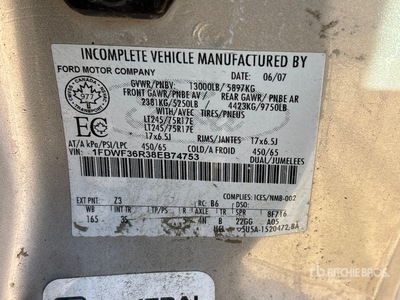 2008 Ford F-350 XLT Service Truck