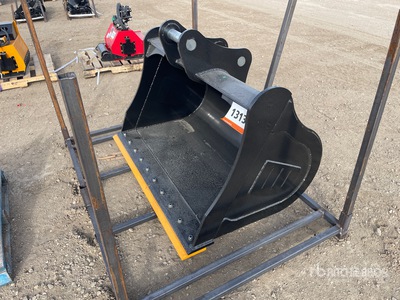 2026 GIYI GY-FB60 58 in Cleanup Excavator Bucket - Fits 12 ton (Unused)