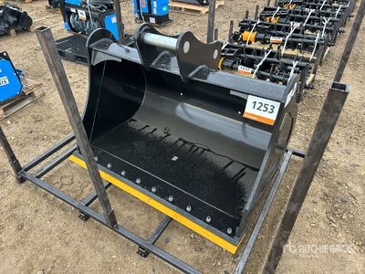 2026 GIYI GY-FB60 60 in Cleanup Excavator Bucket - Fits 12 ton (Unused)