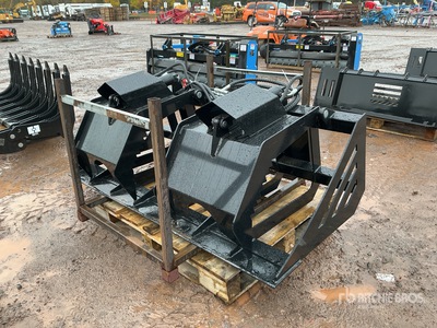 2026 GIYI GY-HWG72 72 in Skeleton Skid Steer Grapple Bucket (Unused)