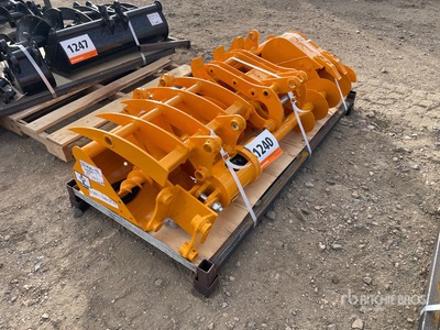 Quantity of (8) 2026 GIYI Cat 301 GYA-8 Mini Excavator Attachments (Unused)