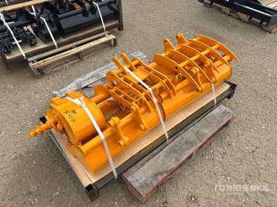 Quantity of (8) 2026 GIYI Cat 301 GYA-8 Mini Excavator Attachments (Unused)