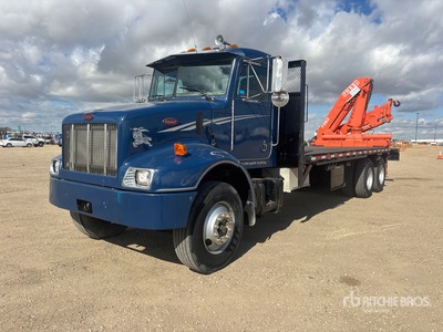 2008 Fassi F280 9500 kg Knuckle Boom on 2001 Peterbilt 330 6x4 Camión Grúa