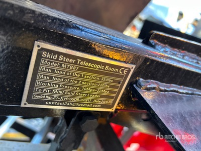 2026 GIYI GY-MTB87 87 in Mini Skid Steer Telescopic Boom (Unused)