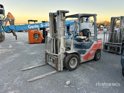 2020 Toyota 8FGU25 4500 lb Chariot Élévateur (Inoperable)