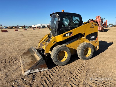 2012 Cat 246C Two-Speed Minicargadora