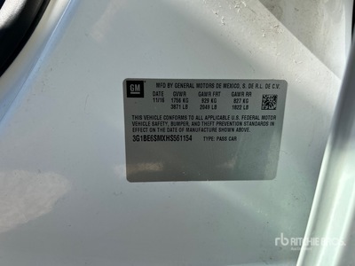 2017 Chevrolet Cruze LT Auto