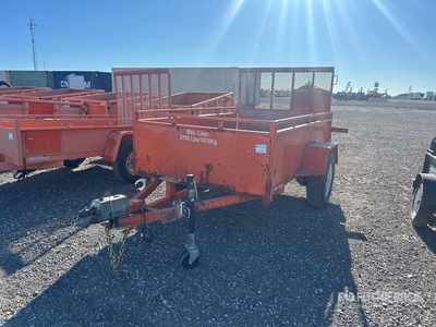 2021 Miska 8 ft S/A Utility Trailer