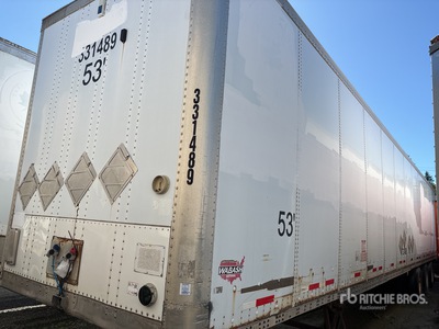 2009 Wabash 53 ft x 102 in Tri/A Remolque de furgoneta