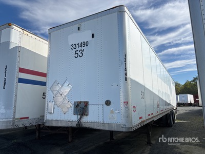 2009 Wabash 53 ft x 102 in Tri/A Remolque de furgoneta