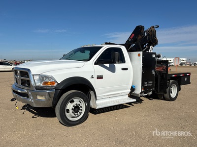 Hiab Knuckle Boom on 2011 Dodge Ram 5500 4x4 Kranwägen