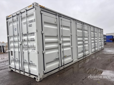 2026 40 ft High Cube Multi-Door Storage Container