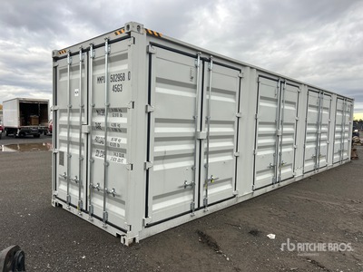 2026 40 ft High Cube Multi-Door Storage Container