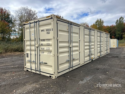 2026 40 ft High Cube Multi-Door Storage Container