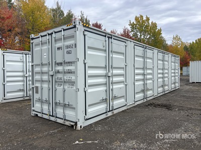 2026 40 ft High Cube Multi-Door Storage Container