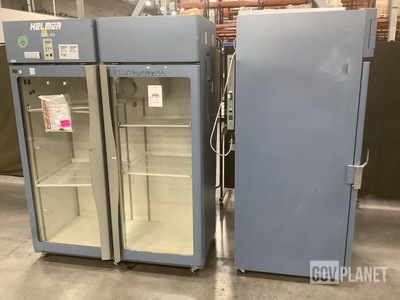 (1) Helmer Laboratory Refrigerator & (1) Helmer IPF125 Plasma Freezer