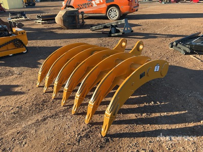 2026 GIYI GY-P320 64 in Excavator Rake - Fits Cat 320 (Unused)