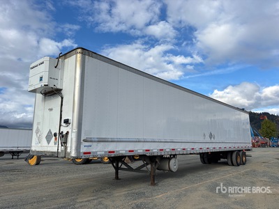 2013 Vanguard 53 ft x 102 in T/A Heated Van Trailer