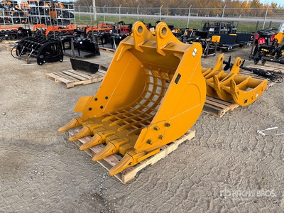 2026 GIYI GY-S320 42 in Skeleton Excavator Bucket - Fits Cat 320 (Unused)