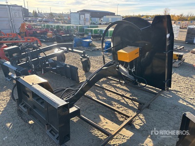 2026 GIYI GY-ECA74 54 in Articulating Skid Steer Brush Cutter (Unused)