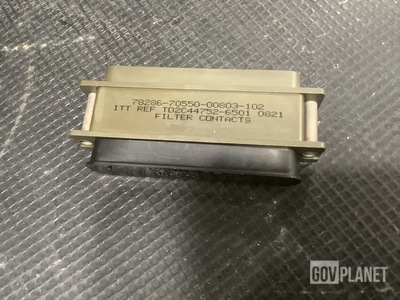 Sikorsky 70550-00803-102 Radio Frequency Interference Filter