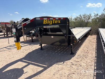 2026 Big Tex 33G 34 ft T/A Gooseneck フラットベッドトレーラー