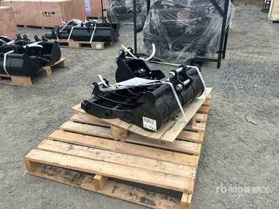 Quantity of (5) 2026 AGT 12EX-SET5 Mini Excavator Attachment Set Accessoire divers pour pelle (Unused)