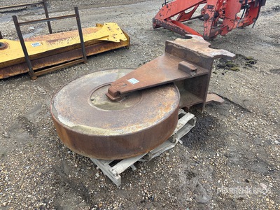 48 in Q/C Excavator Compaction Wheel
