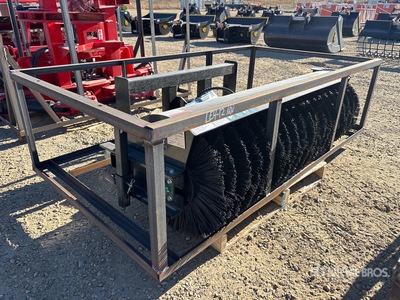 2026 Mower King SSAB72 72 in Skid Steer Broom (Unused)