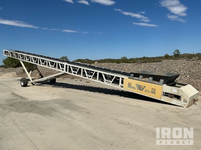 VICKEY 60-36 36 in x 60 ft Portable Radial Stacking Conveyor