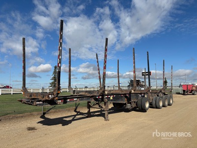 2014 Trailex 50 ft Quad/A Hayrack Log Trailer