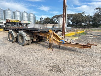2006 GBB 5 m Bogie/A Pig Bin-Lift Remorque à plateau