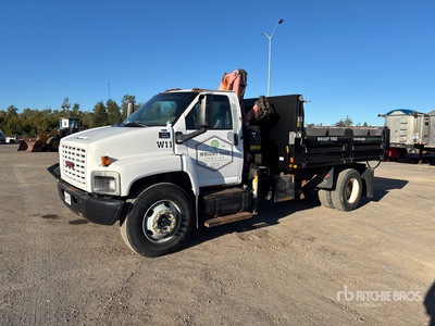 2006 Fassi F80A.22 8047 lb Knuckle Boom on 2007 GMC 8500 4x2 Boom Truck