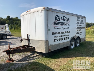 2014 Atlas 16 ft T/A Enclosed Trailer