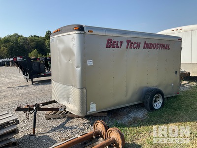 2004 Atlas 12 ft S/A Enclosed Trailer