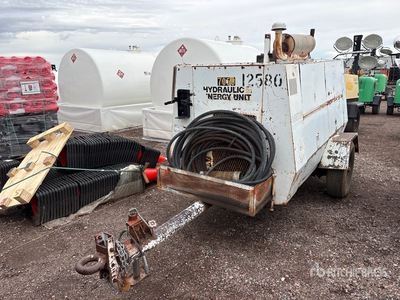 1990 Powerpac Hydraulic Energy Unit S/A Hydraulic Power Pack Specialty Trailer