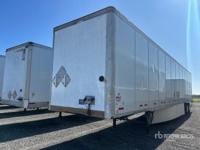 2016 Wabash 53 ft x 102 in T/A Van Trailer