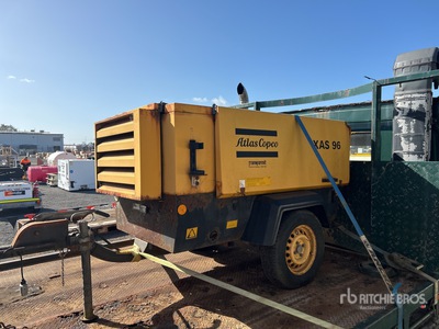 2003 Atlas Copco XAS 96 Mobile Air Compressor (Inoperable)