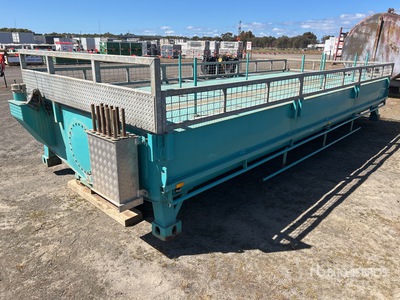 8000 L Flat Top Skid-Mounted Tanque de lodo