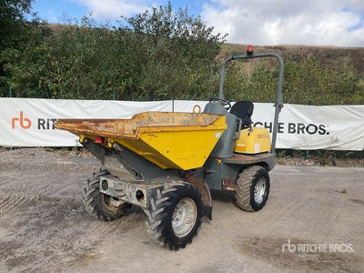 2014 Wacker Neuson 2001S 2 ton 4x4 Swivel Dumper