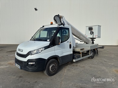 2019 Multitel MT 202 20.2 m on 2019 Iveco 35-140 4x2 Camion Nacelle Bucket Truck
