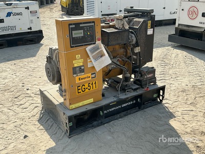2012 Olympian GEP33-3 33 kVA Skid-Mounted Generator Set