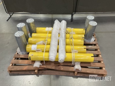 Lot of Removable Bollard Components