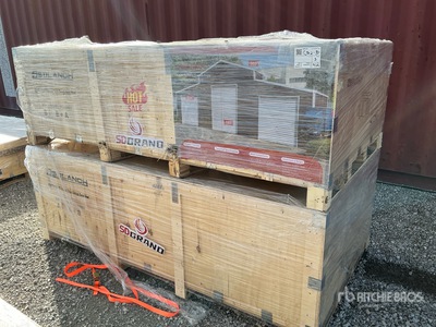 2026 SDL4230TGMS Triple Garage Metal Cobertizo (Unused)