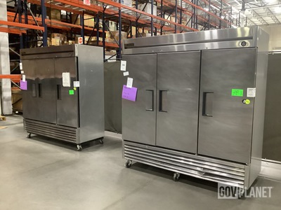 (2) True Manufacturing T-72 Reach-In Refrigerators