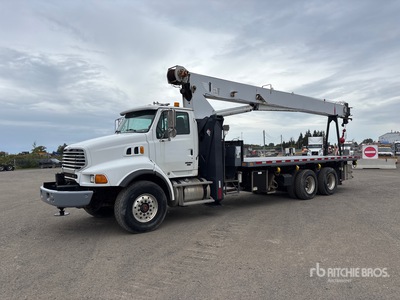 Manitex 30102 Straight Boom on 2009 Sterling L9500 6x4 Boom Truck